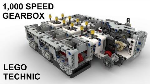 1000 Speed Lego Technic MOC Gearbox