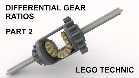 How to use a Lego Technic Differential for your MOC Part 2: Computer Generated Solutions