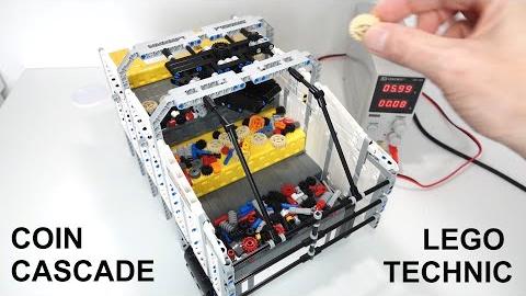 Lego Coin Pusher - Watch this cool machine in action. It really works!