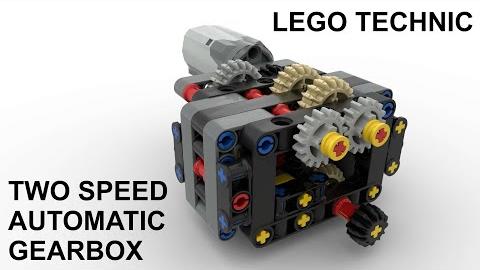 Lego Technic 2 Speed Automatic Gearbox - Compact! With build Instructions.