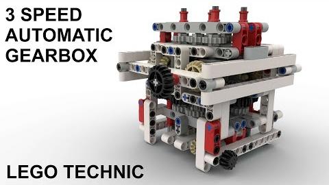 Lego Technic 3 Speed Automatic Gearbox