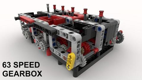 Lego Technic MOC 63 Speed Gearbox, including reverse!