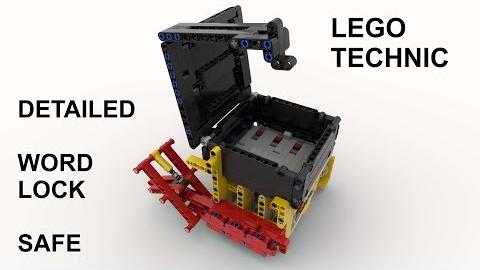 Lego Technic MOC Combination Lock Safe. Keep your Lego SECURE!
