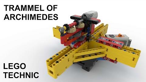 Lego Technic MOC Trammel of Archimedes - "Do Nothing Machine"