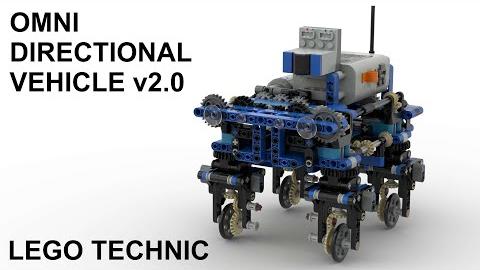 Lego Technic Omni Directional Vehicle v2.0