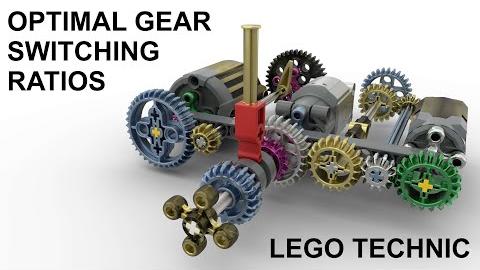 Lego Technic Optimal Gear Switching Ratios