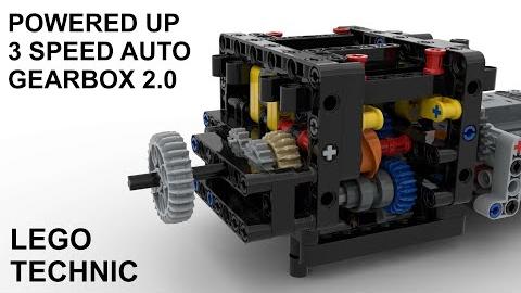 Lego Technic Powered Up 3 Speed Automatic gearbox 2