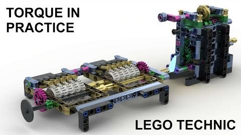 Lego Technic torque in practice - how to work with torque in automatic gearbox design