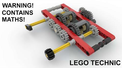 Lego Technic Two Degrees of Freedom Differential Analysis